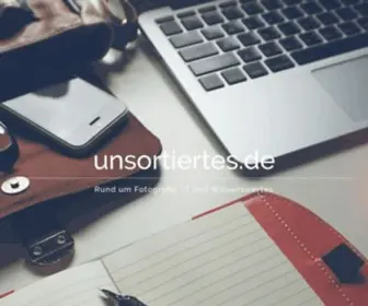 Unsortiertes.de(unsortiertes) Screenshot