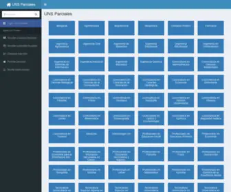 Unsparciales.com.ar(UNS Parciales) Screenshot