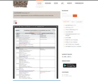 UNSS71.org(UNSS 71) Screenshot