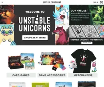 Unstableunicorns.com(Unstable Games) Screenshot
