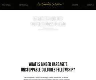 Unstoppableculturesfellowship.com(2021 Unstoppable Cultures Fellowship) Screenshot