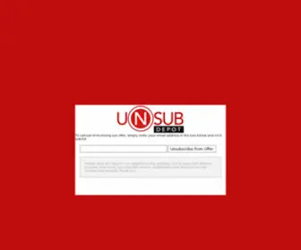 Unsubdepot.com(Unsub Depot) Screenshot