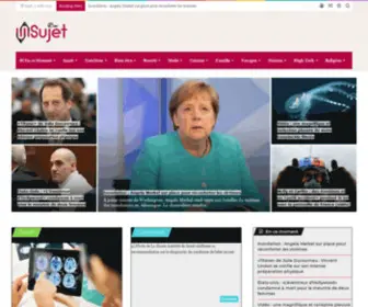 Unsujet.com(Accueil Un Sujet) Screenshot