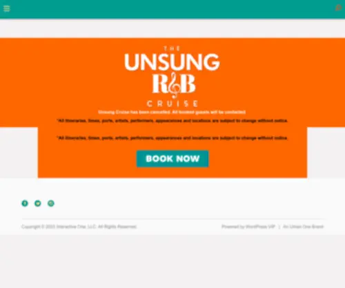 Unsungcruise.com(The Unsung R&B Cruise) Screenshot