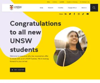 UNSW.edu.au(UNSW Sydney) Screenshot