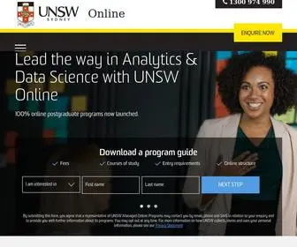 Unswonline.com.au(Data Science & Analytics Courses Online) Screenshot