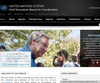 Unsystem.org(United Nations) Screenshot