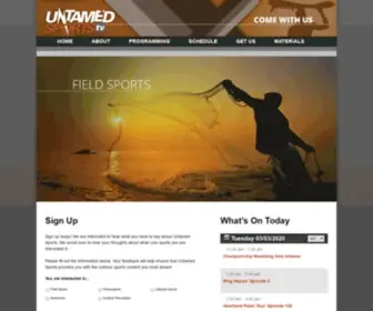 Untamed.tv(Untamed Sports) Screenshot