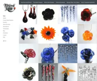 Untamedrose.com(American Made Glass Gifts and Treasures) Screenshot