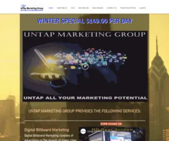 Untapmarketing.com(LED Billboard Truck) Screenshot