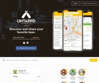 Untappd.com(Discover and share your favorite beer with Untappd) Screenshot