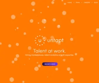 Untapt.com(AI Recruitment Solutions) Screenshot