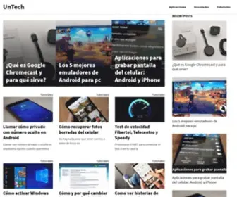 Untech.com.ar(Noticias de tecnología) Screenshot