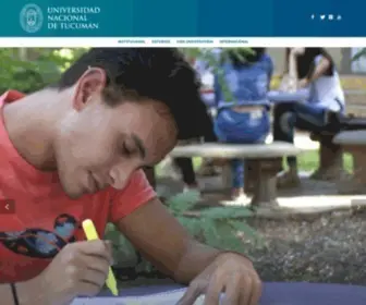 UNT.edu.ar(Universidad Nacional de Tucumán) Screenshot