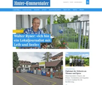 Unter-Emmentaler.ch(Home ) Screenshot