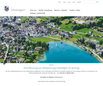 Unteraegeri.ch(Unterägeri) Screenshot