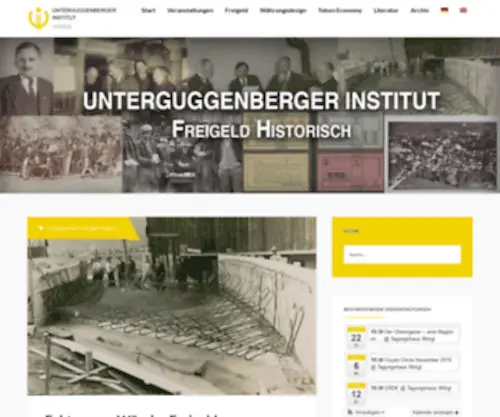 Unterguggenberger.org(Wörgler) Screenshot