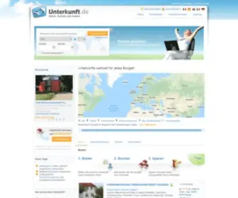 Unterkunft.de(Ferienhäuser) Screenshot