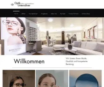 Unternaehrer-Optik.ch(Optik Unternährer) Screenshot