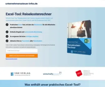 Unternehmenssteuer-Infos.de(Reisekostenrechner) Screenshot