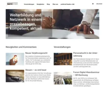 Unternehmerforum.ch(Unternehmer Forum Schweiz AG) Screenshot