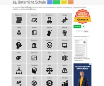 Unterricht.schule(Arbeitsblätter) Screenshot