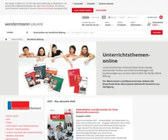 Unterrichtsthemen-Online.de(Zeitschriften für die Berufsbildung) Screenshot