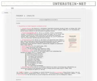 Unterstein.net('s index) Screenshot