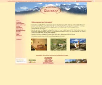 Untertelshof.com(Urlaub auf dem Bauernhof) Screenshot
