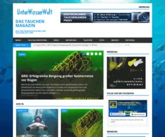 Unterwasserwelt.de(Tauchen) Screenshot