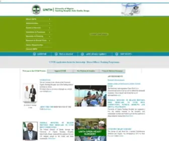 Unthenugu.com.ng(University Of Nigeria Teaching Hospital) Screenshot