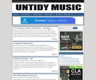 Untidymusic.com(Untidy Music) Screenshot
