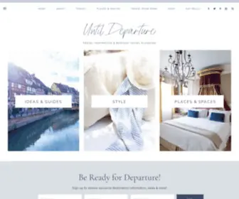 Untildeparture.com(Until Departure) Screenshot