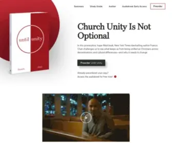 Untilunitybook.com(Until Unity by Francis Chan) Screenshot