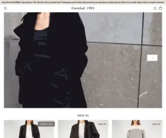 Untitled1991.com(Curating Vintage Clothing Online) Screenshot