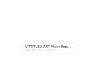 Untitledartfairs.com(Untitledartfairs) Screenshot