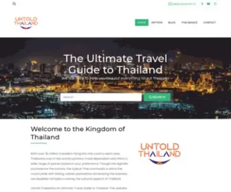 Untoldthailand.com(Untold Thailand) Screenshot