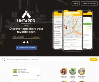 UNTP.beer(Discover and share your favorite beer with Untappd) Screenshot