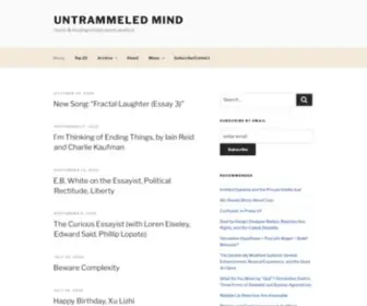 Untrammeledmind.com(Untrammeled Mind) Screenshot