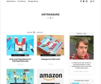 Untreasure.co.uk(Make, Save & Mange Your Money Better) Screenshot