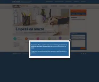 UntrefVirtual.edu.ar(UNTREF Virtual) Screenshot