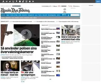 UNT.se(UNT, Upsala Nya Tidning) Screenshot