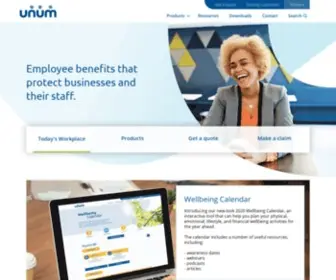Unum.co.uk(Employee benefits that protect businesses and their staff) Screenshot
