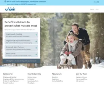 Unum.com(Unum Insurance) Screenshot