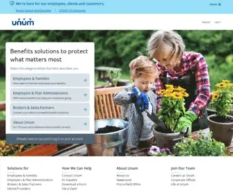 Unumprovident.com(Unum Insurance) Screenshot