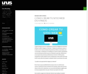 Unus.com.mx(Unus Branding) Screenshot
