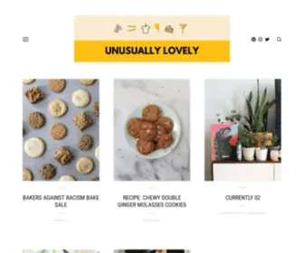 Unusuallylovely.com(The recipe and lifestyle blog of Diana Campeggio. Unusually Lovely) Screenshot