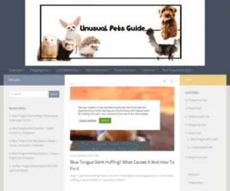 Unusualpetsguide.com(Unusual Pets Guide) Screenshot