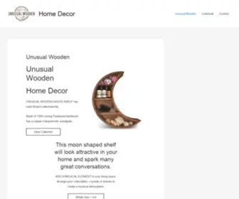 Unusualwooden.com(Home Decor) Screenshot