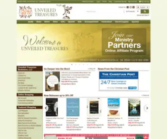 Unveiledtreasures.com(Unveiled Treasures Bookstore) Screenshot